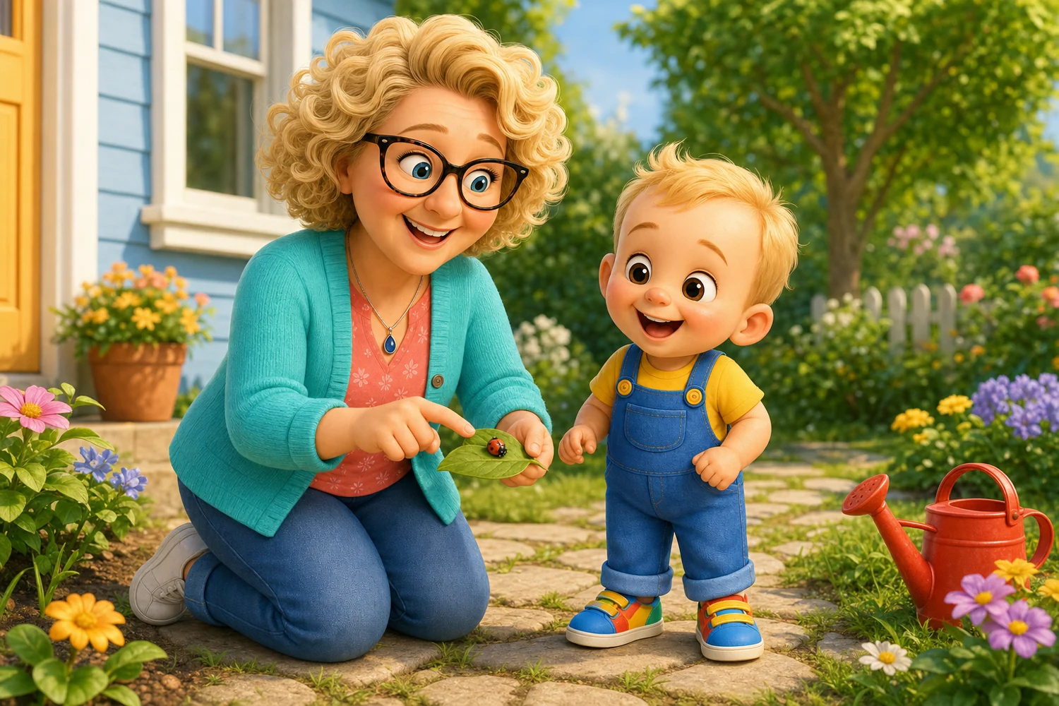 Nana en Link, onze getekende personages